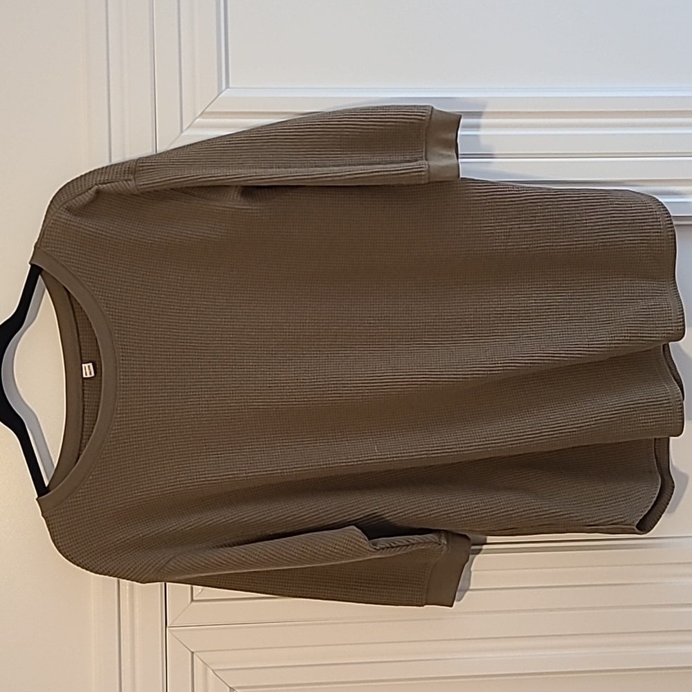 Uniqlo waffle top sz XXL